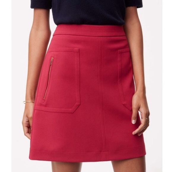 LOFT Dresses & Skirts - Ann Taylor LOFT pink skirt 4